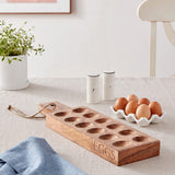 Wood Deviled Egg Tray