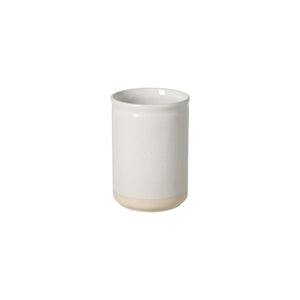 Stoneware Utensil Holder - Speckled White