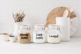 Nontoxic Vinyl Labels + Decals - All Sizes