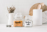 Nontoxic Vinyl Labels + Decals - All Sizes