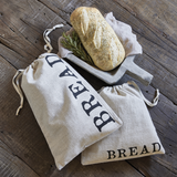 Linen Bread Pouch - Medium