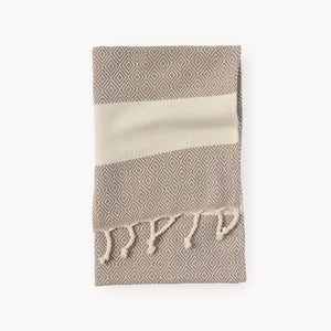 Diamond Hand Towel - Sand