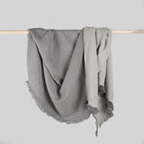Crinkle Throw - Two-toned Grey