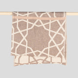 Mosaic Tea Towel - Burgundy