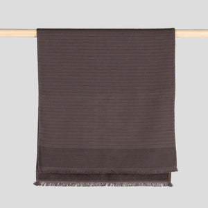 Terry Lined Hand Towel - Charcoal
