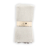 Waffle Hand Towels - 2 Pack - Light Grey