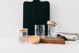 Bamboo Glass Spice Jars - 200 ml