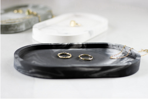 Black Marble Tray