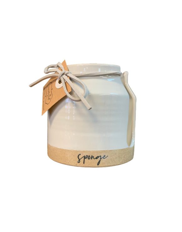Stoneware Sponge Holder