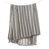 Crinkle Throw - Striped Cotton