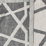 Mosaic Tea Towel - Soft Black